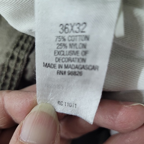 Ridgecut Toughwear Pant Mens‎ 36x30 Brown Canvas Carpenter Workwear Heavy Duty - Picture 8 of 12